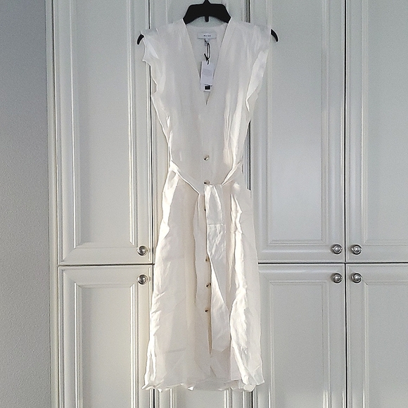 NWT REISS | Linen Midi Dress - Picture 12 of 13